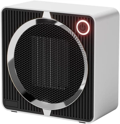 Termoventilatore Basso Consumo 500W, Stufetta Elettrica Portatile PTC Ceramica,  - Immagine 1 di 4