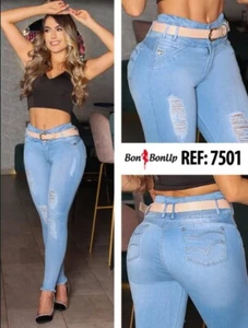 Bon Bon Up Jeans Levanta cola jeans colombianos butt lifter levanta pompis 7501 - Picture 1 of 5