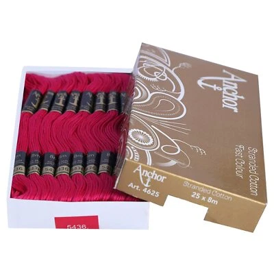 Anchor Threads Stranded Cotton Thread Floss Hand Embroidery Cross Stitch Magenta - Image 1 of 4