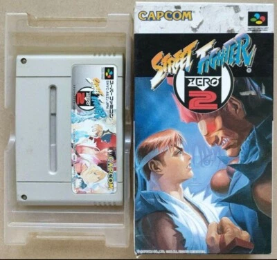 Nintendo Super Famicom SNES Street Fighter Zero 2 CAPCOM USED From Japan F/S - Image 1 of 2