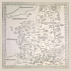 1482 Map of France - Picture 1 of 2