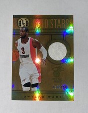 Dwyane Wade 2011-12 Gold Standard “ GOLD STARS” jersey card #’d/149 HEAT