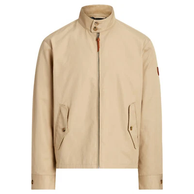 $698 NUEVO CON ETIQUETAS POLO RALPH LAUREN Para hombres Válvula Algodón Sarga Rompevientos Chaqueta Grande L Foto 1 de 4