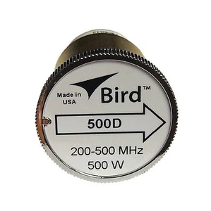 Bird 500D Steckelement 0 bis 500 Watt 200-500 MHz für Bird 43 Wattmeter - Bild 1 von 3