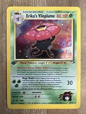 Erika's Vileplume - 5/132 - Pokemon Gym 1st Edition Holo Rare Card WOTC VLP