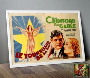 Dancing Lady Joan Crawford Clark Gable Movie Photo / Poster Up To 36" - Picture 1 of 2