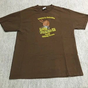 Camiseta de colección para hombre Lovers & Hedonists grande marrón fondue camiseta de tela de EE. UU. - Imagen 1 de 9