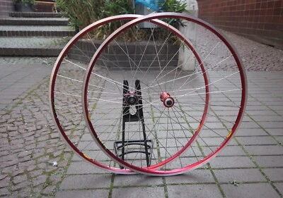 Mavic Helium Wheelset / Red / Clincher / 9 Sp HG / Wheel Set - Bild 1 von 4