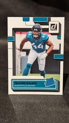2022 Panini Donruss - Rated Rookie #325 Travon Walker (RC) Jacksonville Jaguars - Image 1 of 2