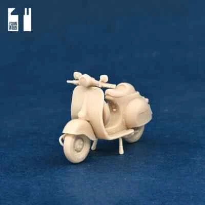 1/64 Vespa CAFE RACER Motorcycle Retro Pedal Locomotive - Image 1 of 4