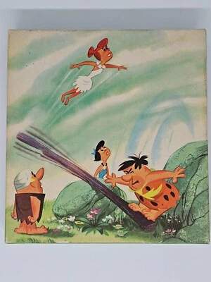 Vintage 1964 The Flinstones Wooden Jigsaw Puzzle 49 Pcs Egel Spelen Netherlands - Image 1 of 4