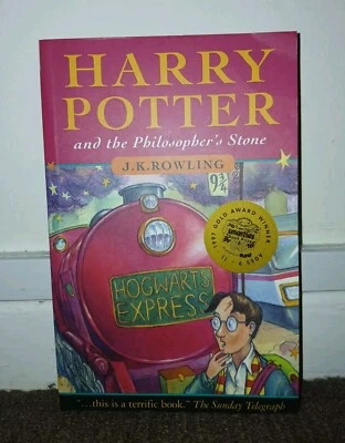 FIRST EDITION HARRY POTTER PHILOSOPHERS STONE WAND ERROR Rowling 25th PB RARE 1 - Image 1 of 4