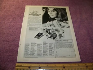 Literary Guild Of America Original Print Ad from Magazine Vintage 1970 - Picture 1 of 2