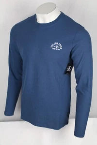 Volcom Men's Shirt Nunex Stone Graphic Themal Long Sleeve Crew SMB Blue - Picture 1 of 5