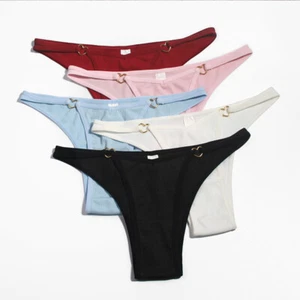 Womens Micro G-String Mini Cotton Thongs Underwear Sexy Thong Knickers PantiesX1 - Bild 1 von 22
