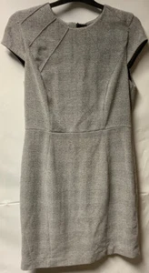 H&M Businesswear Grey Checked Dress Size Size 14 NEVER WORN-BRILLIANT CONDITION - Picture 1 of 6