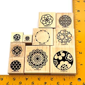 Stampin' Up! Estampillas de Goma Círculo Circo Mandela Diseños Burbujas Florales (10) - Imagen 1 de 6