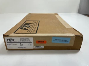 FSR LP-TBRT-CAT6-BK Low Profile Cable Retractor - Black - NEW! - Picture 1 of 2