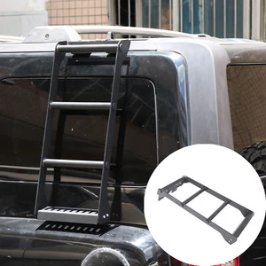 Aleación negra escalera equipaje cesta escalera lateral escalada para Hummer H3 2005-09 - Imagen 1 de 11
