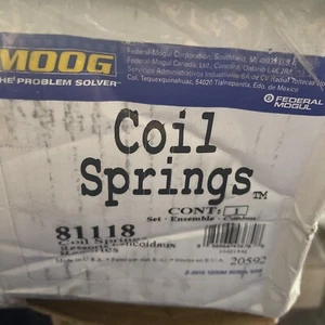Moog 81118 Coil Springs For Ford F-150, Front - Picture 1 of 6