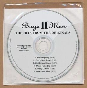 Boyz II Men - The Hits from The Originals RARE promo CD sampler '00 - Imagen 1 de 1