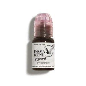 Perma Blend Permanent Makeup for Eyebrows & Eyeliner- Darkest Brown, 0.5 oz - Picture 1 of 6