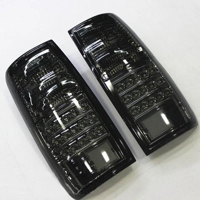 Pair Black LED TailLights p For 1991-97 Toyota Land Cruiser Prado LC80 FJ80 FJ82 — 第 1/4 张图片