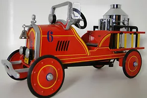 Ford Fire Engine Truck MINI Pedal Car Custom Built Metal Body Model - Picture 1 of 10