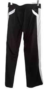 Nike Girls Sz Large 14/16 Dri Fit Black W/White Edge Track Pants - Picture 1 of 3