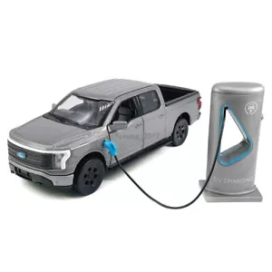 1:36 Ford F-150 Lightning Giocattolo Auto Modello Diefuso Auto Ragazzi Giocattoli Bambini Regali Grigio - Foto 1 di 13