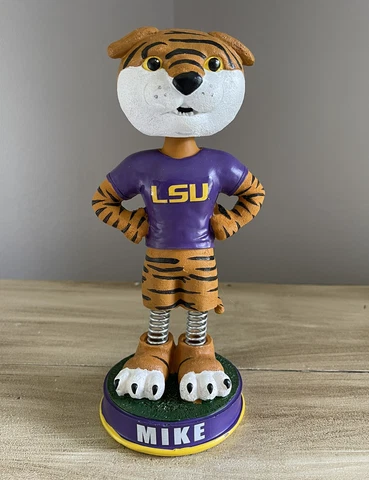 “MIKE the TIGER” LSU Tigers Football SEC Mascot “Springy Legs” Bobblehead Cover
