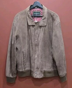 Vintage Suede bomber jacket by Savile Row - Picture 1 of 5