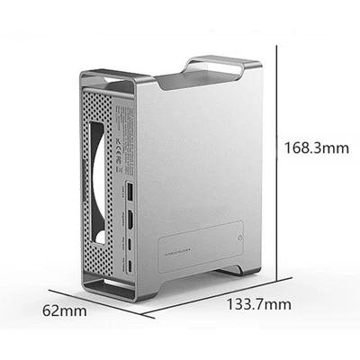 For Mac Mini Docking Station 9in1 Alloy Hub NVME SSD and USB 3 2 Compatible - Image 1 of 4