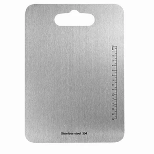 Small Stainless Steel Cutting Board, 11.4" x7.9" Thickened Steel Cutting Boar... - Picture 1 of 8