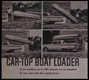 Car Top Boat Loader - Load 200lb Boat by yourself 1964 How-To build PLANS - Bild 1 von 2