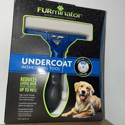 Herramienta de desprendimiento de capa inferior FURminator para perros grandes con pelo largo Foto 1 de 4
