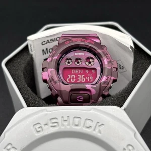Women's Pink Camouflage Casio G-Shock GMD-S6900CF Watch With Tin & Manual - Bild 1 von 12
