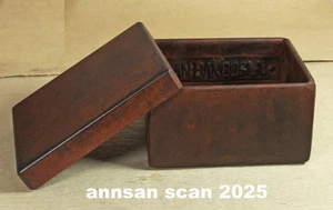 Jan Barboglio handgeschmiedete Eisen Schmuckschatulle schöne Patina Signatur innen gestempelt - Bild 1 von 9