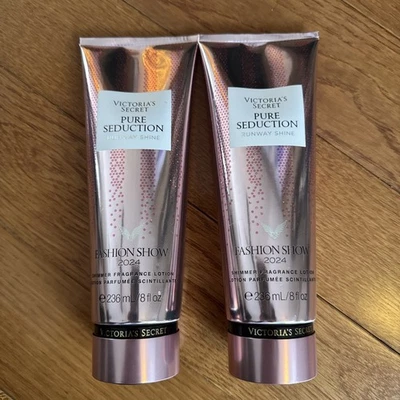 Victoria’s Secret FASHION SHOW 2024 Pure Seduction Runway Shine Loción Corporal X2 Foto 1 de 4