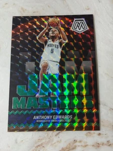 ANTHONY EDWARDS - 2023-24 PANINI MOSAIC BASKETBALL JAM MASTER GREEN PRIZM - Picture 1 of 2