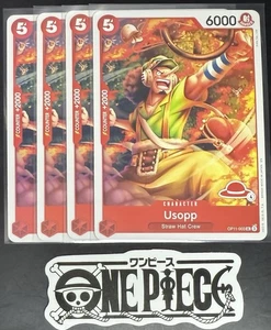 4x One Piece OP11-003 UC Usopp - English - Regular - Play Set - LD01 - NM/M - Picture 1 of 1