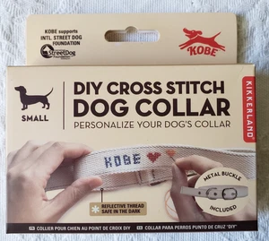 Kikkerland Zum Selbermachen Kreuzstich Hund Klein Halsband Haustier Zubehör Nähset Neu - Bild 1 von 5