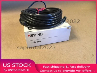Keyence CA-D5 Illumination 5M Cordset Cable **NEW** (KB)  US Free TAX - Image 1 of 3