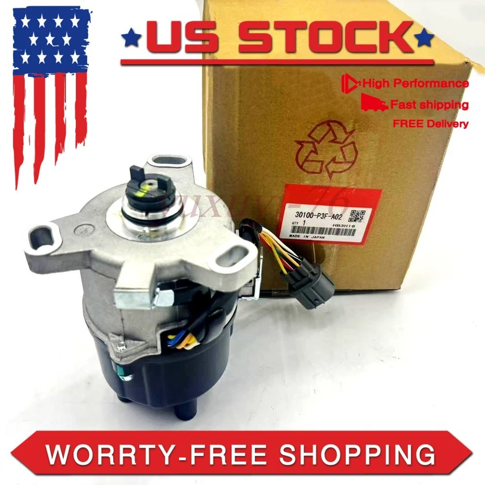 OEM Ignition Distributor for Honda CRV CR-V 1997-98 B20B4 DOHC 2.0L TD-97 TD-97U Foto 1 de 4