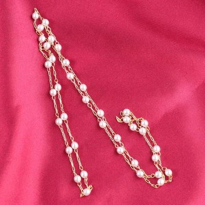 Катушка с витой жемчужной цепочкой для рукоделия ювелирных изделий браслетов - Изображение 1 из 4