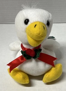 Peluche Snowden and Friends Navidad Blanco Gosling 1998 Vintage Raggedy Ann Andy - Imagen 1 de 9