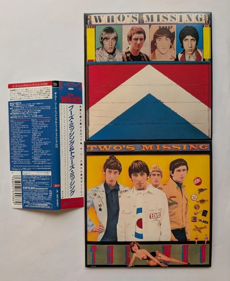 The Who Who's Missing & Two's Missing 2SHM-CD Japanese Edition Obi OOP Rare Foto 1 de 3