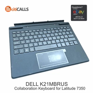 Dell K21MBRUS Collaboration Keyboard - Aluminium - Pogo Pin - Picture 1 of 10