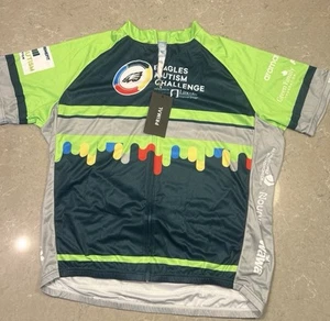 Primal Wear Philadelphia Eagles Autism Challenge Cycling Jersey Men’s 3XL NWT - Picture 1 of 6