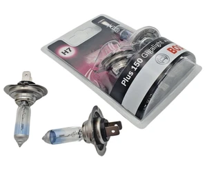 2x BOSCH Gigalight 120 H7 Fernlicht Glühlampe 55W 12V Halogen PX26d für FORD - Bild 1 von 12